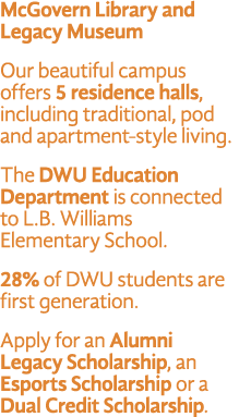 McGovern Library and Legacy Museum Our beautiful campus offers 5 residence halls, including traditional, pod and apar...