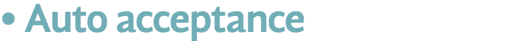   Auto acceptance