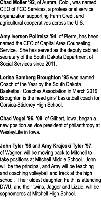 Chad Moller  92, of Aurora, Colo , was named CEO of FCC Services, a professional service organization supporting Farm   