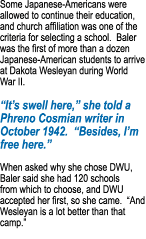 Some Japanese-Americans were allowed to continue their education, and church affiliation was one of the criteria for    