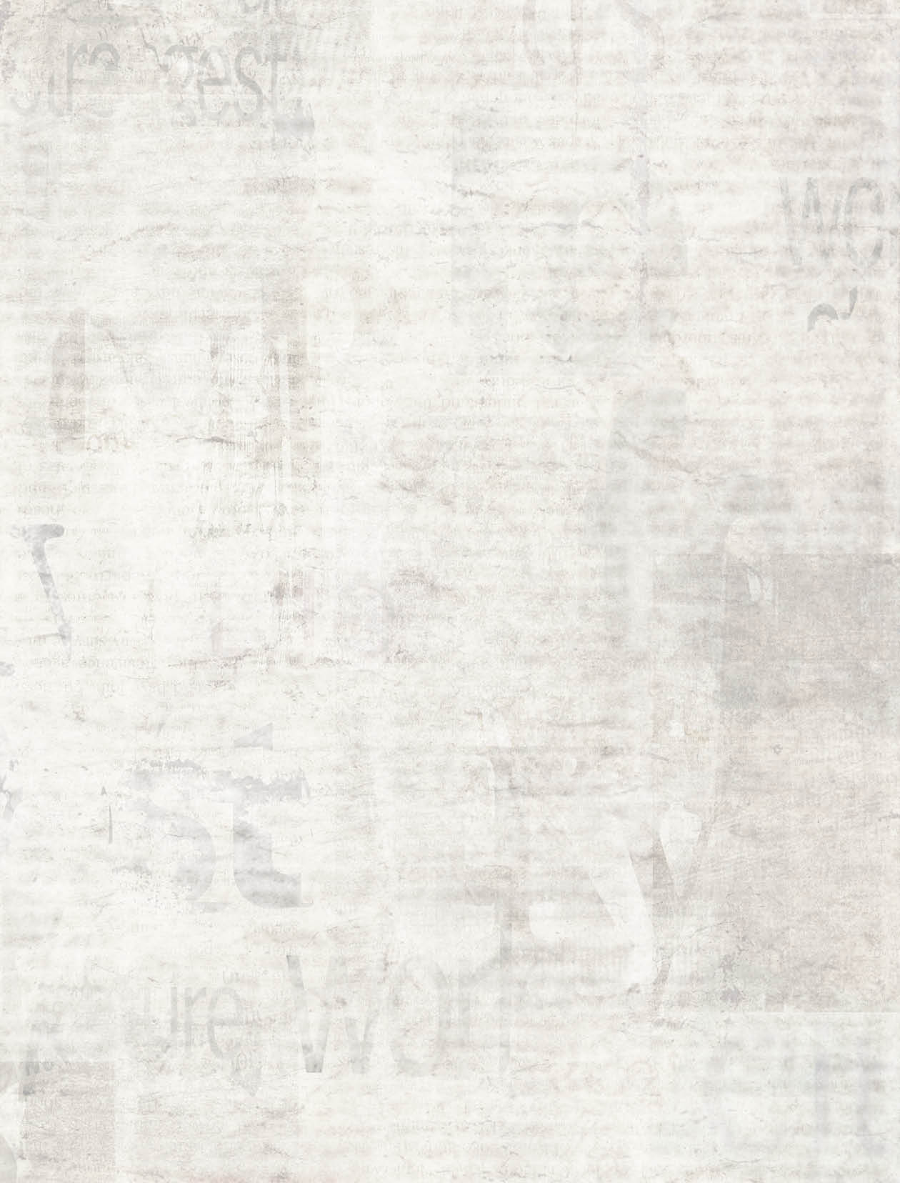 Newspaper with old unreadable text  Vintage grunge blurred paper news texture horizontal background  Textured page  Gray beige collage  Front top view 