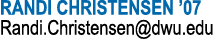 RANDI CHRISTENSEN  07 Randi Christensen dwu edu