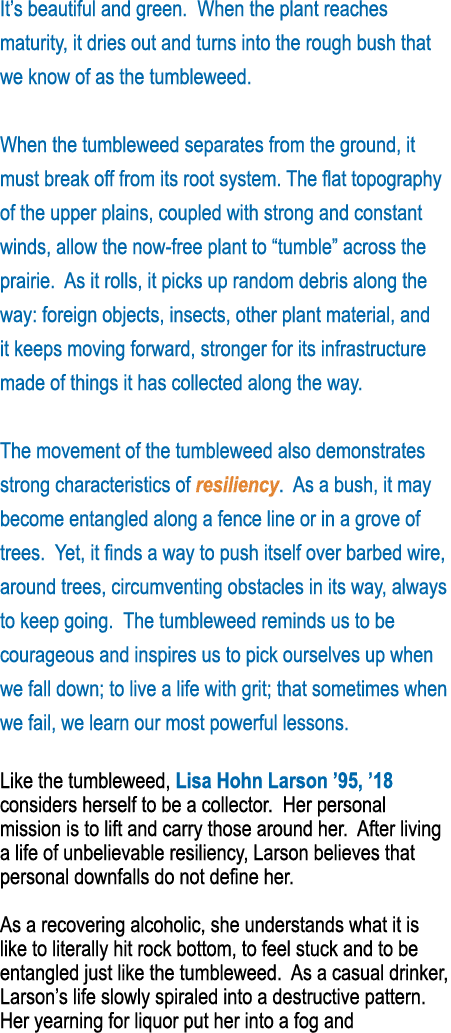 It s beautiful and green  When the plant reaches maturity, it dries out and turns into the rough bush that we know of   