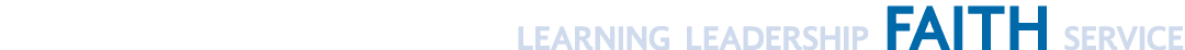 LEARNING LEADERSHIP FAITH SERVICE