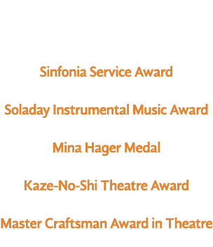Student awards presented include: Sinfonia Service Award KayLee Door, Kennewick, Wash. Soladay Instrumental Music Awa...