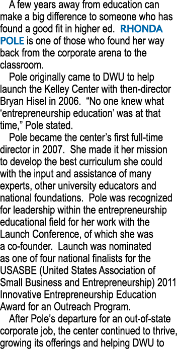 A few years away from education can make a big difference to someone who has found a good fit in higher ed  RHONDA PO   