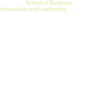 Inside the School of Business, Innovation and Leadership, visitors, students and university employees will see a spec   