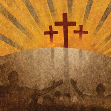 all are free to come   inside this grunge drawing to   worship at the cross