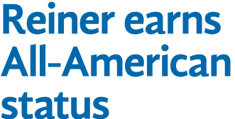 Reiner earns All-American status