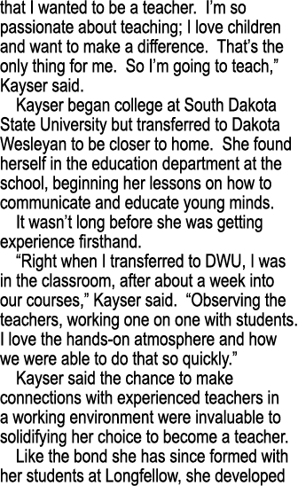 that I wanted to be a teacher  I m so passionate about teaching; I love children and want to make a difference  That    