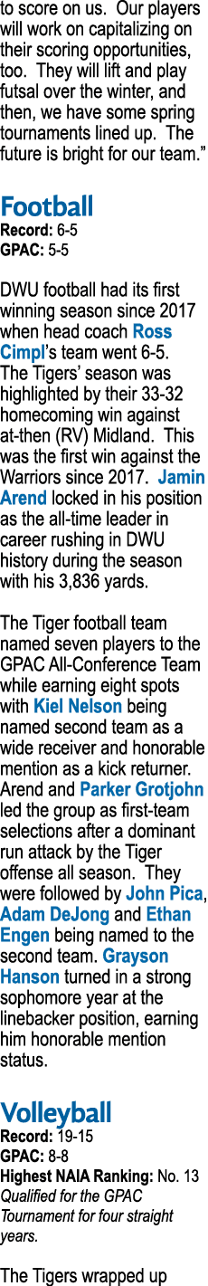 to score on us. Our players will work on capitalizing on their scoring opportunities, too. They will lift and play fu...