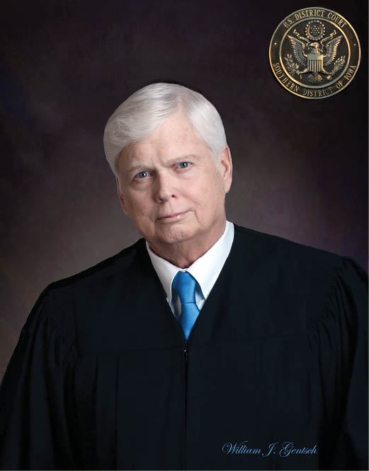 Drake Federal Judges Gritzner; May serve as bg emblem adj