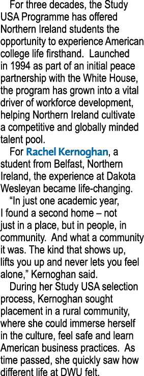 For three decades, the Study USA Programme has offered Northern Ireland students the opportunity to experience Americ...