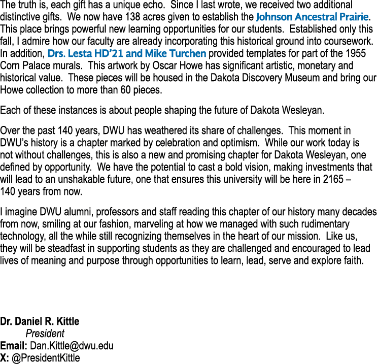 The truth is, each gift has a unique echo. Since I last wrote, we received two additional distinctive gifts. We now h...